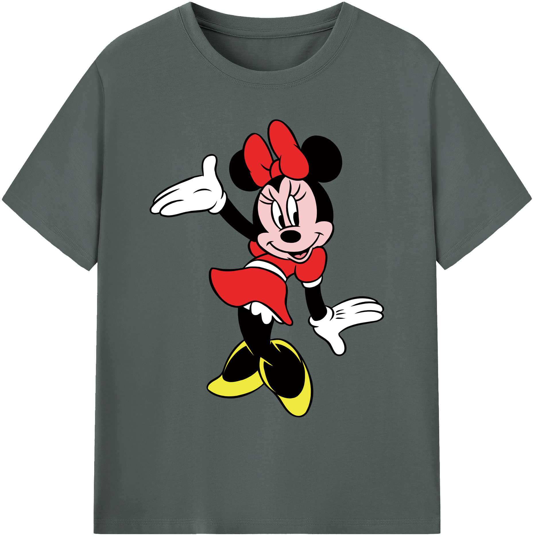 ミッキーマウス Mickey Mouse 綿100％ メンズ半袖Tシャツ｜肌触りやわらか＆通気性